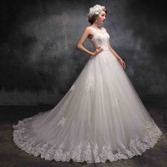 Ball Gown Lace Wedding Dress RR250