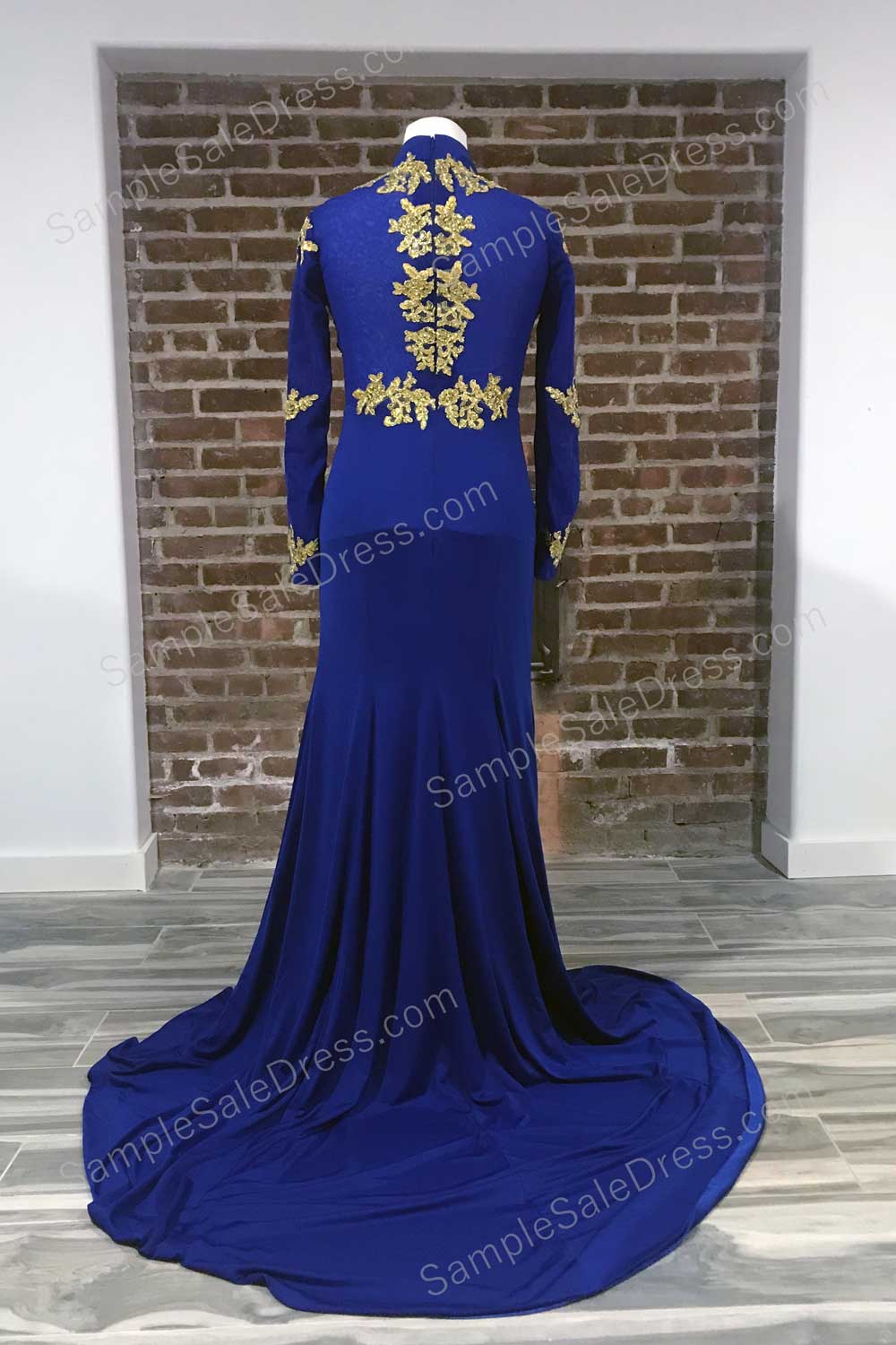 Royal blue store gowns for sale